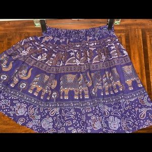 Hand made elephant skirt